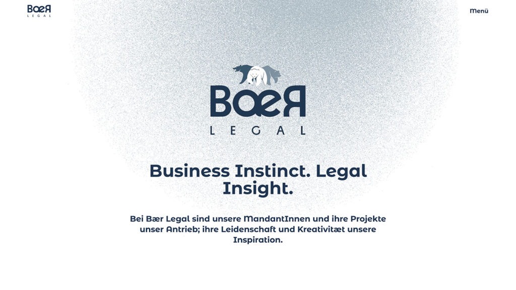 Baer Legal Webdesign